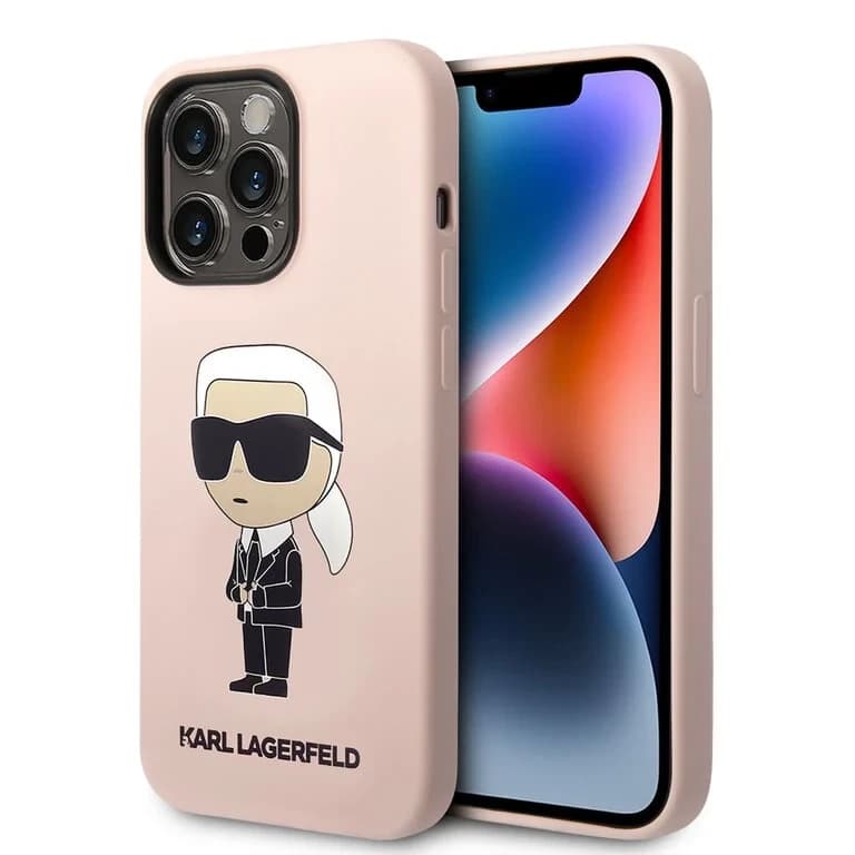 Karl Lagerfeld iPhone 14 Pro Max Hardcase Achtercover - Ikonik NFT Karl - Magsafe Compatibel