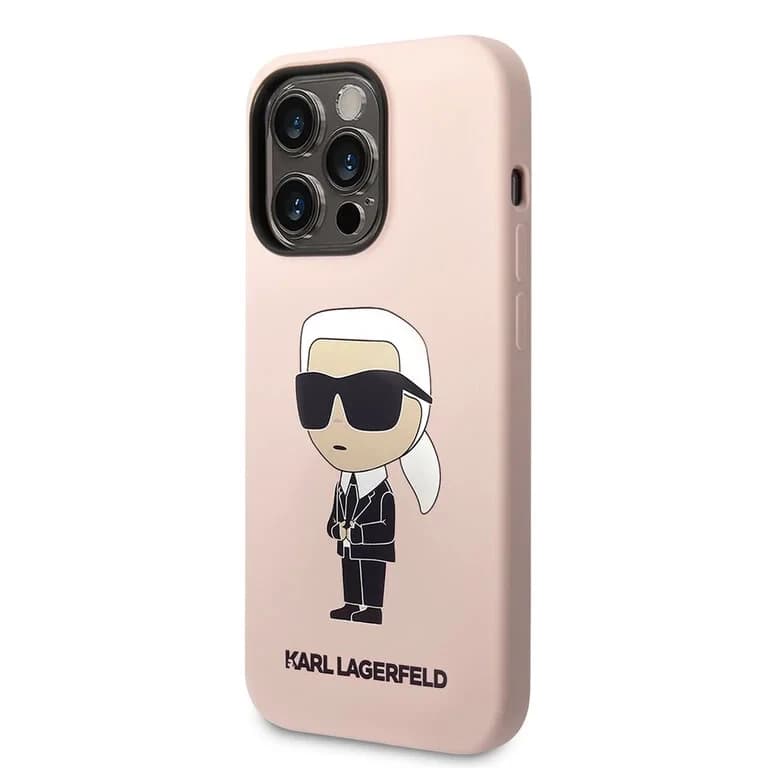 Karl Lagerfeld iPhone 14 Pro Max Hardcase Achtercover - Ikonik NFT Karl - Magsafe Compatibel