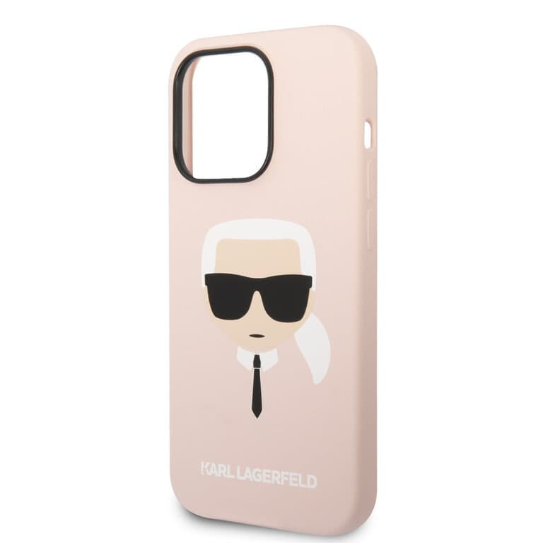 Karl Lagerfeld iPhone 14 Pro Max Hardcase Achtercover - Karl's Head