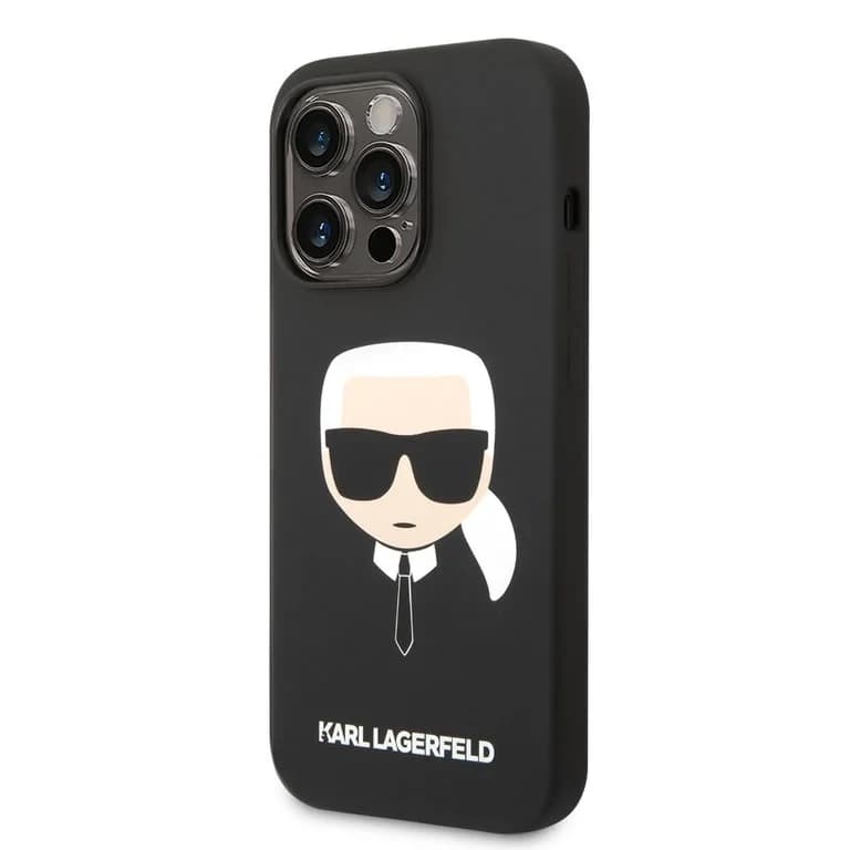 Karl Lagerfeld iPhone 14 Pro Max Hardcase Achtercover - Karl's Head