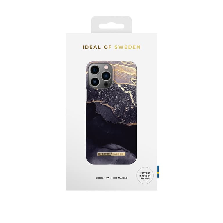 iDeal of Sweden iPhone 14 Pro Max Achtercover - Fashion Case - Gouden Twilight
