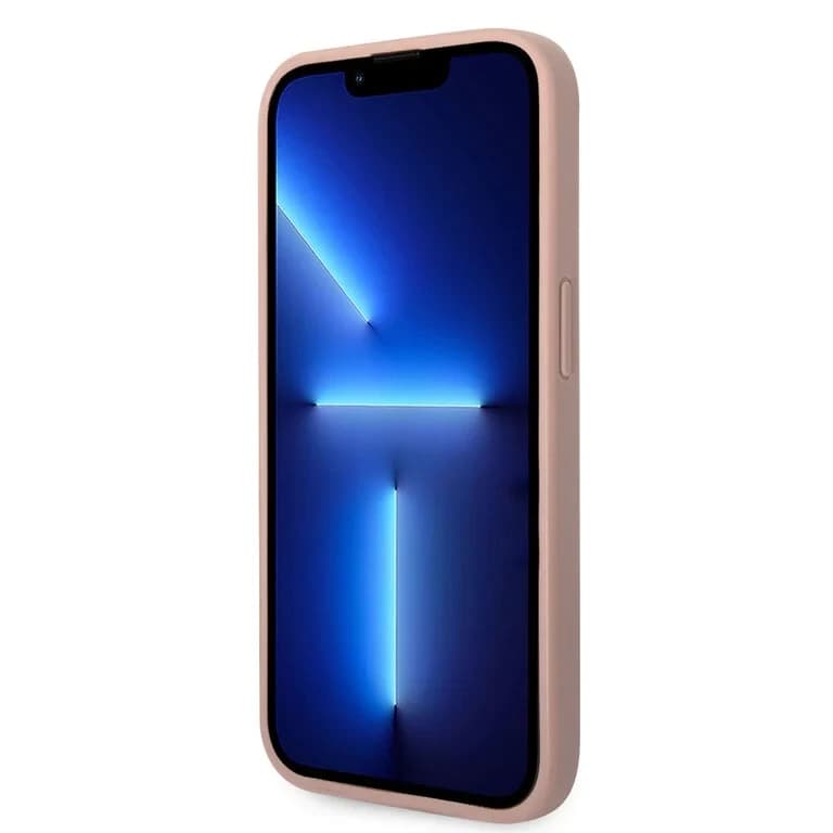 Guess iPhone 14 Pro Achtercover case - Roze