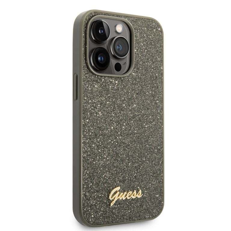 Guess iPhone 14 Pro Achtercover case - - Groen