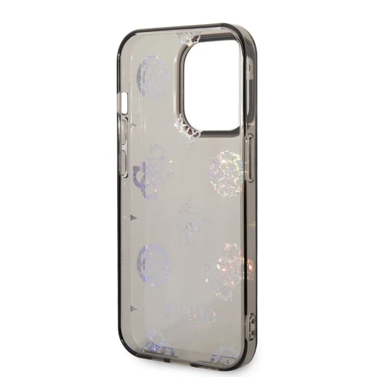 Guess iPhone 14 Pro Hardcase Backcover - Peony Glitter