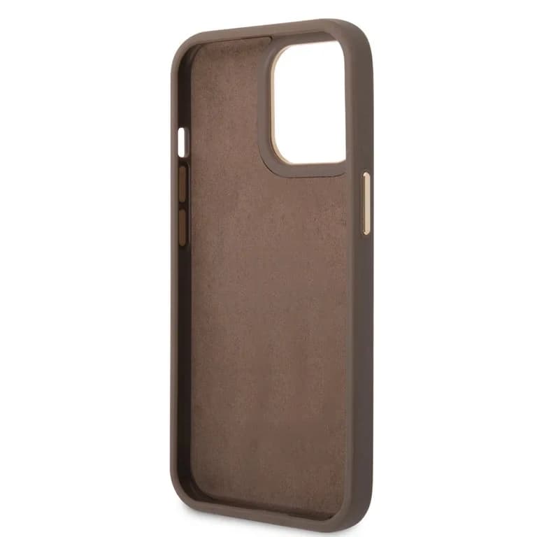Guess iPhone 14 Pro Hardcase Backcover - 4G - Metalen Knoppen & Camera