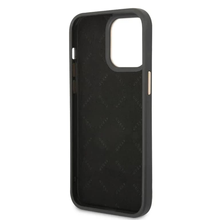 Guess iPhone 14 Pro Hardcase Backcover - 4G - Metalen Knoppen & Camera