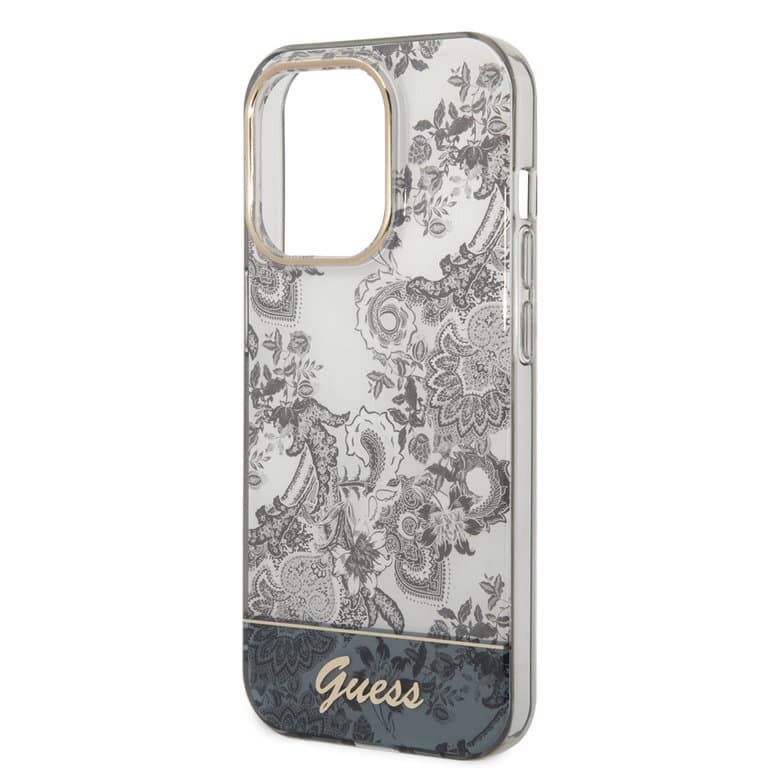 Guess iPhone 14 Pro Hardcase Backcover - Porselein Collectie