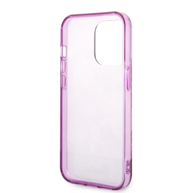 Guess iPhone 14 Pro Hardcase Achtercover - Jungle Collectie - Groen