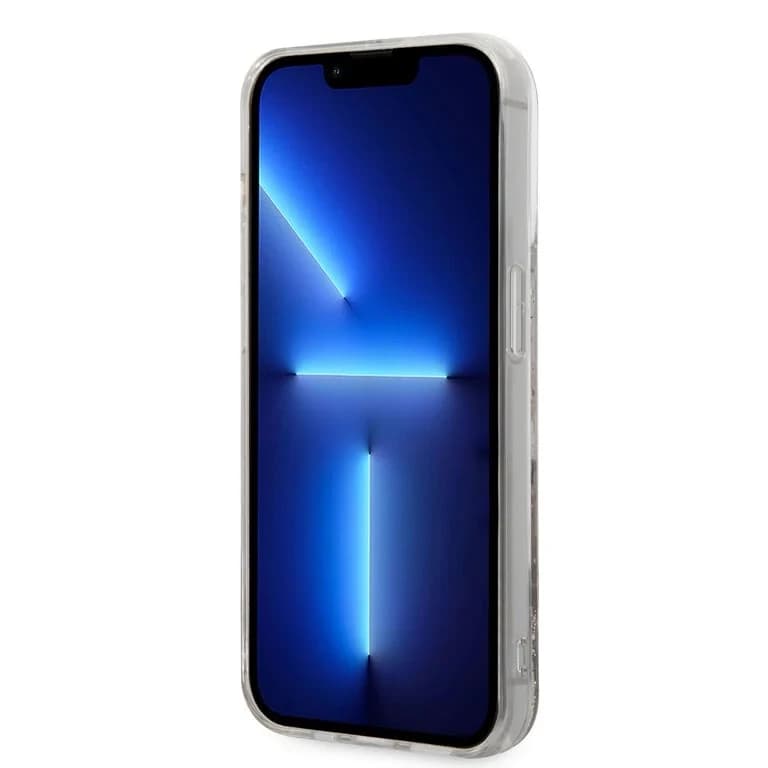 Karl Lagerfeld iPhone 14 Pro Vloeibaar Glitter Achtercover