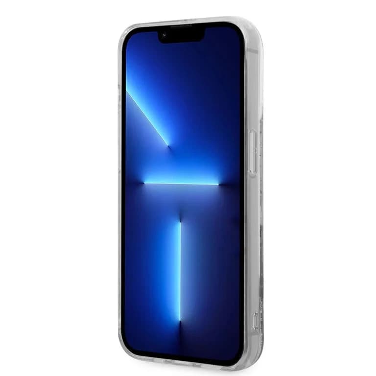 Karl Lagerfeld iPhone 14 Pro Vloeibaar Glitter Achtercover