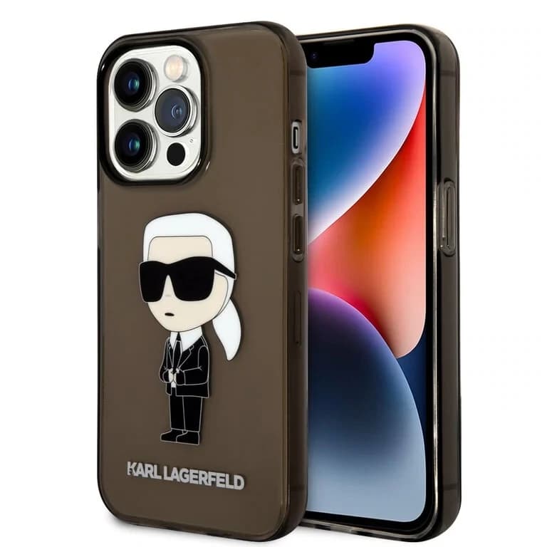 Karl Lagerfeld iPhone 14 Pro Achtercover Gloss