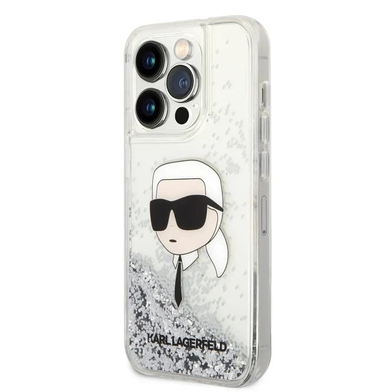 Karl Lagerfeld iPhone 14 Pro Achtercover Case