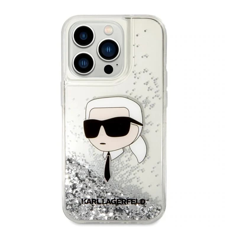 Karl Lagerfeld iPhone 14 Pro Achtercover Case
