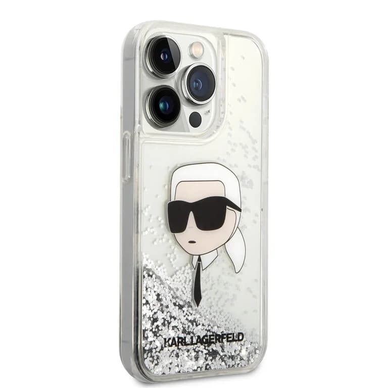 Karl Lagerfeld iPhone 14 Pro Achtercover Case