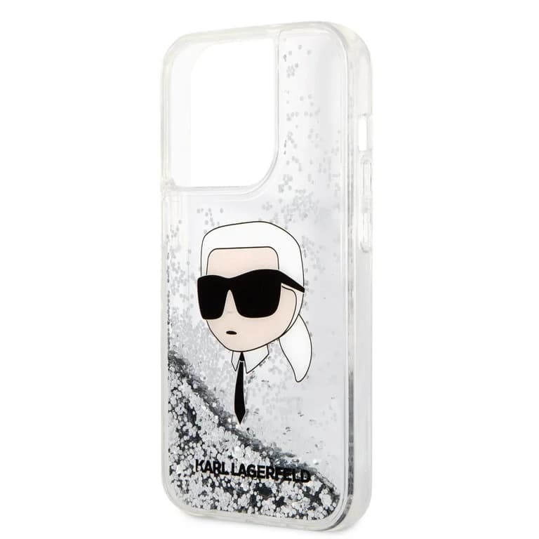 Karl Lagerfeld iPhone 14 Pro Achtercover Case
