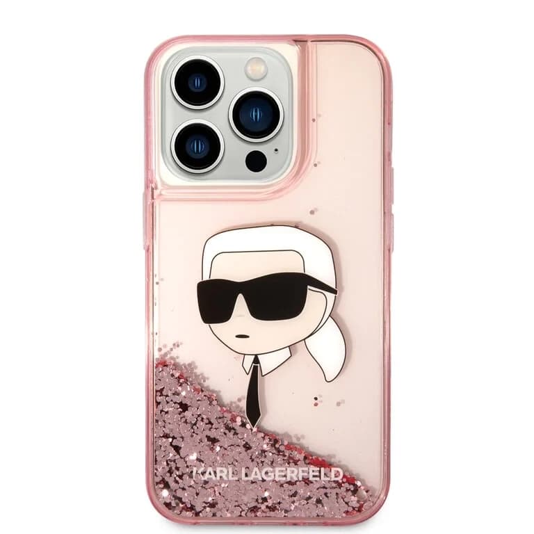 Karl Lagerfeld iPhone 14 Pro Achtercover Case