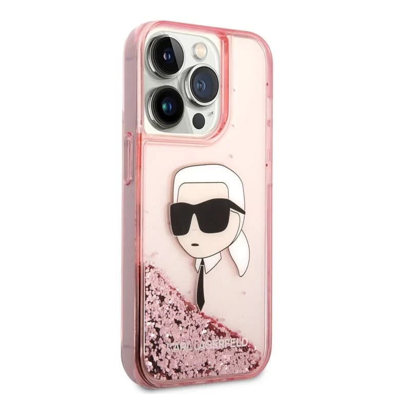Karl Lagerfeld iPhone 14 Pro Achtercover Case