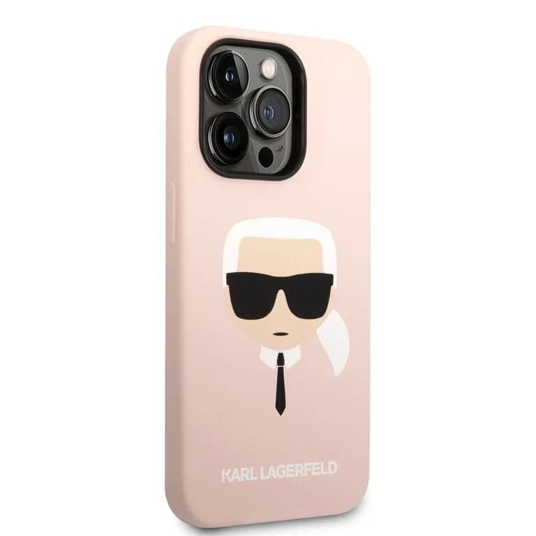 Karl Lagerfeld iPhone 14 Pro Hardcase Achtercover - Karl's Head - Magsafe Compatibel