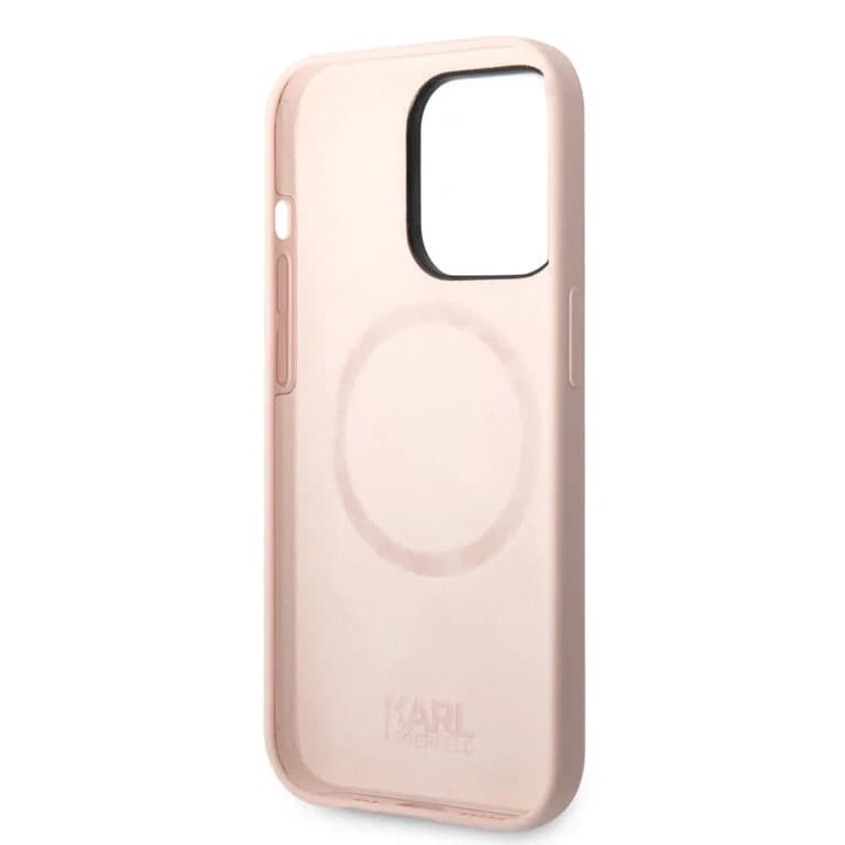 Karl Lagerfeld iPhone 14 Pro Hardcase Achtercover - Karl's Head - Magsafe Compatibel