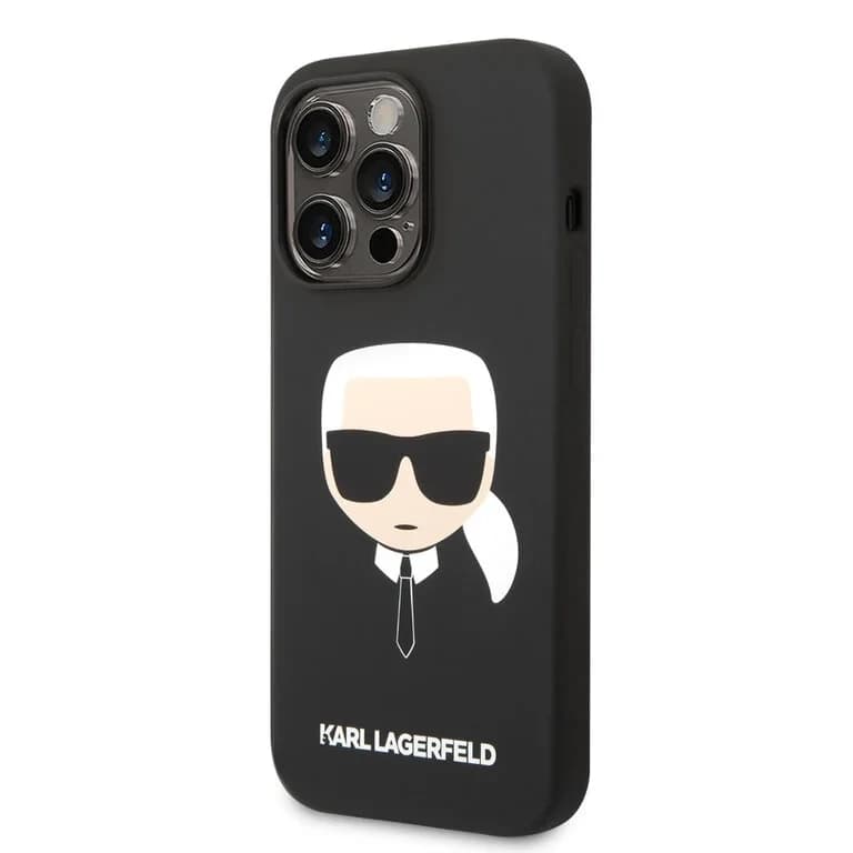 Karl Lagerfeld iPhone 14 Pro Hardcase Achtercover - Karl's Head - Magsafe Compatibel