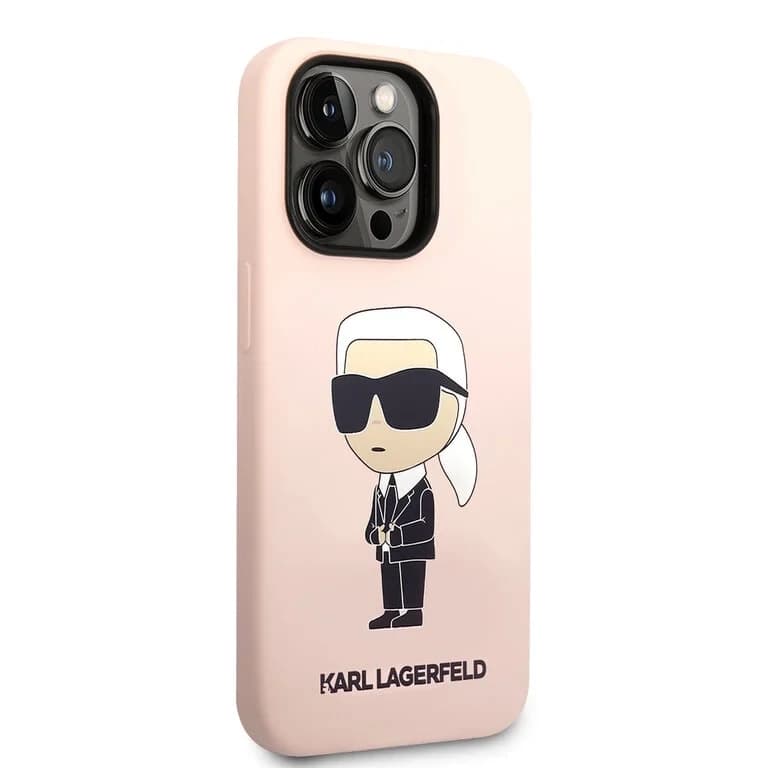 Karl Lagerfeld iPhone 14 Pro Hardcase Achtercover - Ikonik NFT Karl - Magsafe Compatibel