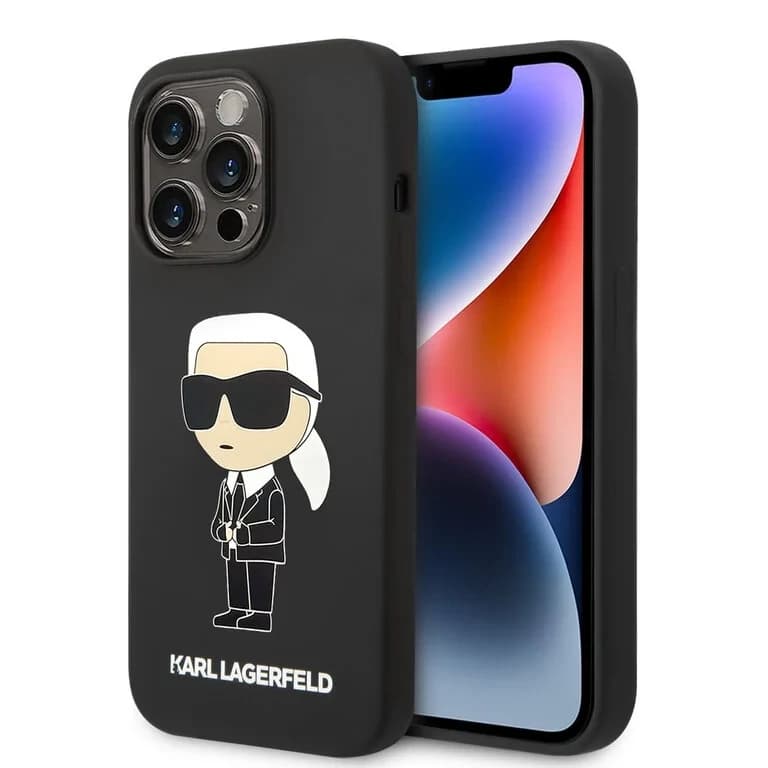 Karl Lagerfeld iPhone 14 Pro Hardcase Achtercover - Ikonik NFT Karl - Magsafe Compatibel