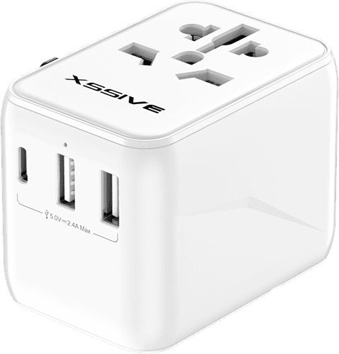 Xssive Wereldwijde Adapter XSS-TR3W - Wit