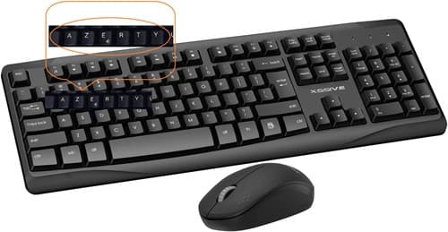 Xssive XSS-KMSET1 AZERTY draadloos toetsenbord+muisset