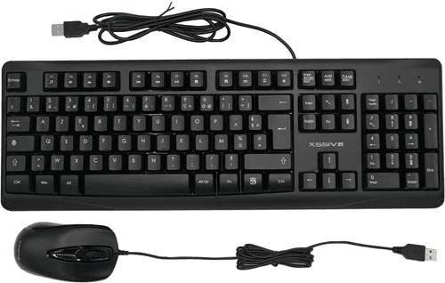Xssive XSS-KMSET2 BEDRAAD toetsenbord en muiscombinatie AZERTY