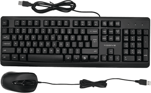 Xssive XSS-KMSET2 BEDRAAD Toetsenbord en muiscombinatie QWERTY