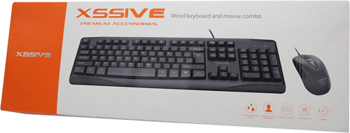 Xssive XSS-KMSET2 BEDRAAD Toetsenbord en muiscombinatie QWERTY