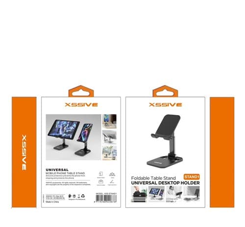 Xssive Universele Mobiele Telefoon Tablet Houder STAND1 - Zwart