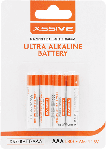 Xssive Ultra Alkaline Batterij AAA LR-03/AM-4/1.5V