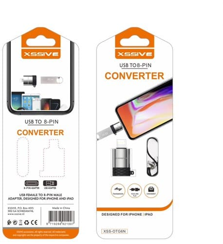 Xssive OTG USB naar 8-pins (iPhone) XSS-OTG6N