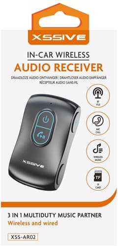 Xssive draadloze audio-ontvanger XSS-AR02 voor in de auto