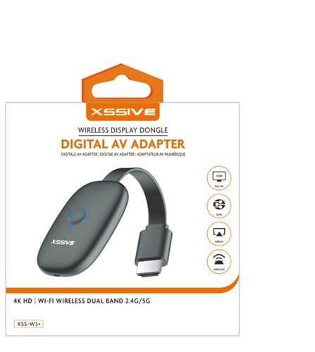 Xssive draadloze digitale AV-adapter XSS-W3+