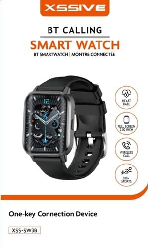 Xssive Smartwatch XSS-SW3B - Zwart