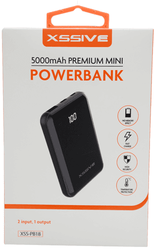 Xssive Premium Mini-powerbank 5000 mAh XSS-PB18