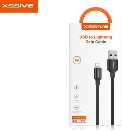 Xssive Braided USB Cable for iPhone 2m