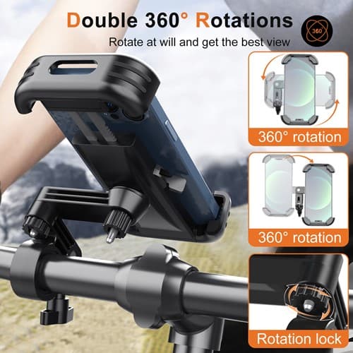 Xssive Universele Fietstas met Veiligheidsslot XSS-B8 (voor max. 6,8 inch) - Zwart