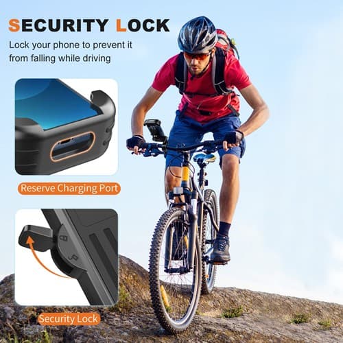 Xssive Universele Fietstas met Veiligheidsslot XSS-B8 (voor max. 6,8 inch) - Zwart