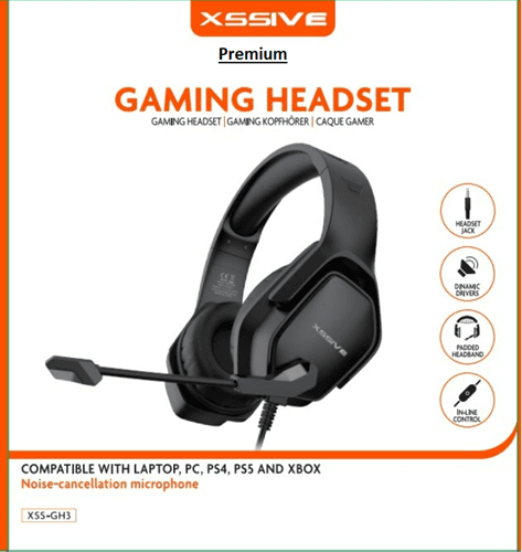 Xssive Gaming-headset Premium XSS-GH3 - Zwart