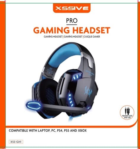Xssive Gaming Headset PRO XSS-GH1 - Zwart