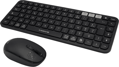 Xssive Bluetooth draadloos toetsenbord en muiscombinatie AZERTY - XSS-KMSET3