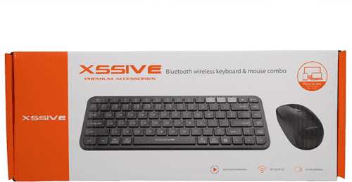 Xssive Bluetooth draadloos toetsenbord en muiscombinatie AZERTY - XSS-KMSET3