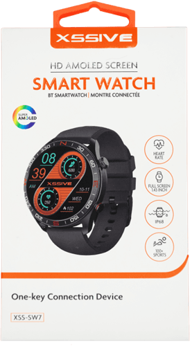 Xssive Smartwatch XSS-SW7 - Zwart