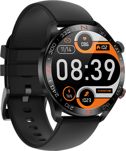 Xssive Smartwatch XSS-SW7 - Zwart