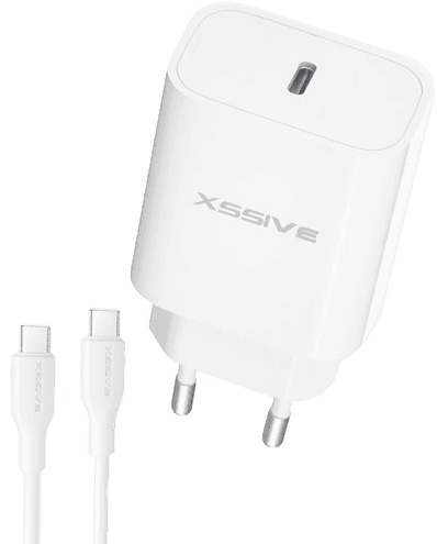 Xssive PD 20W snellader+C-C-kabel XSS-AC65NB