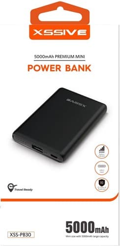 Xssive Premium Mini Power Bank 5000mAh XSS-PB30