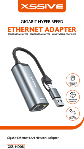 Xssive Ethernet-adapter XSS-HD08